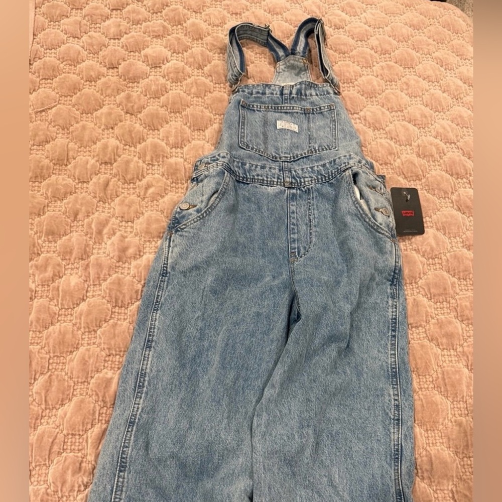 Levi's Blue Denim Overalls